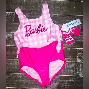 Carters Barbie Cutout Swimsuit NWT 4